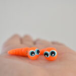 Červíci "skrz ucho" oranžové - Belusi