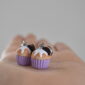 Náušnice dobroty cupcake - belusi