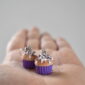 Náušnice dobroty cupcake - belusi