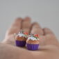 Náušnice dobroty cupcake - belusi