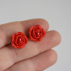 Náušnice květinky - růženky - Belusi