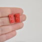 Náušnice miniatury lego - Belusi