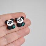 Náušnice miniatury pandy - Belusi