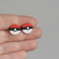 Náušnice miniatury pokeball- Belusi