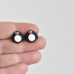 Náušnice miniatury tučňák - Belusi
