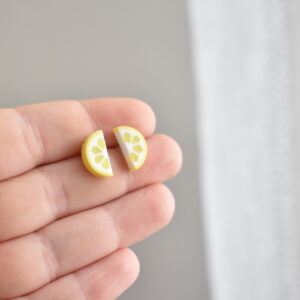 Náušnice dobroty citron - Belusi