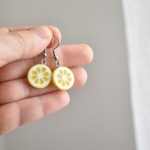 Náušnice dobroty citron - Belusi