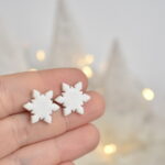 Náušnice miniatury vločky - Belusi