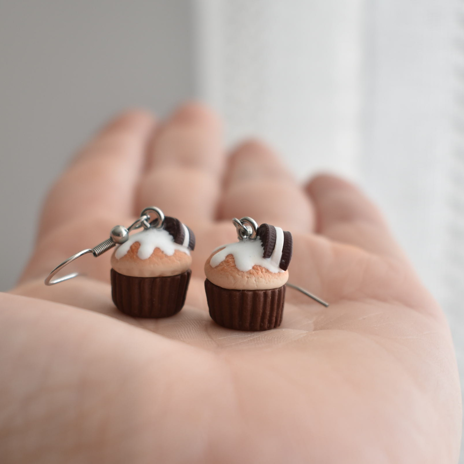 Náušnice dobroty cupcake - belusi