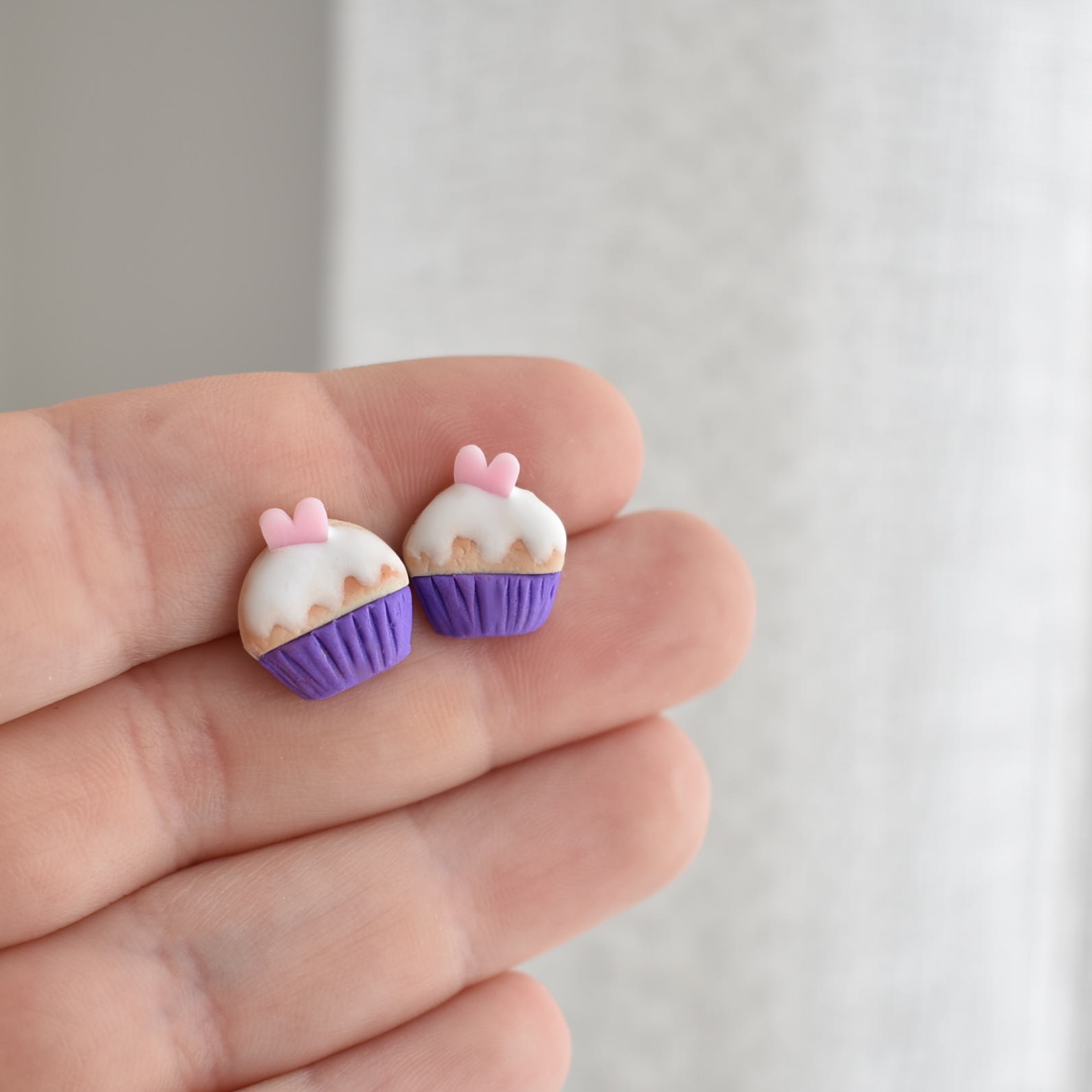 Náušnice dobroty cupcake - belusi