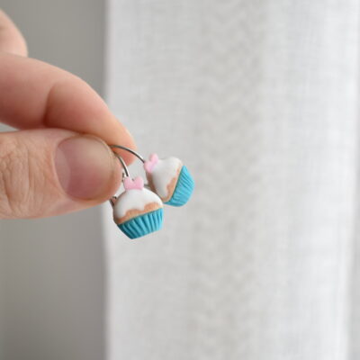 Náušnice dobroty cupcake - belusi