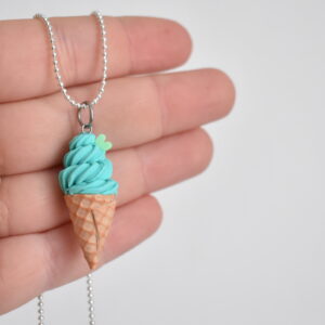 Náhrdelník - Přívěšek zmrzlina - Belusi