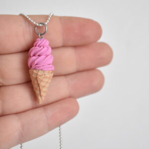 Náhrdelník - Přívěšek zmrzlina - Belusi