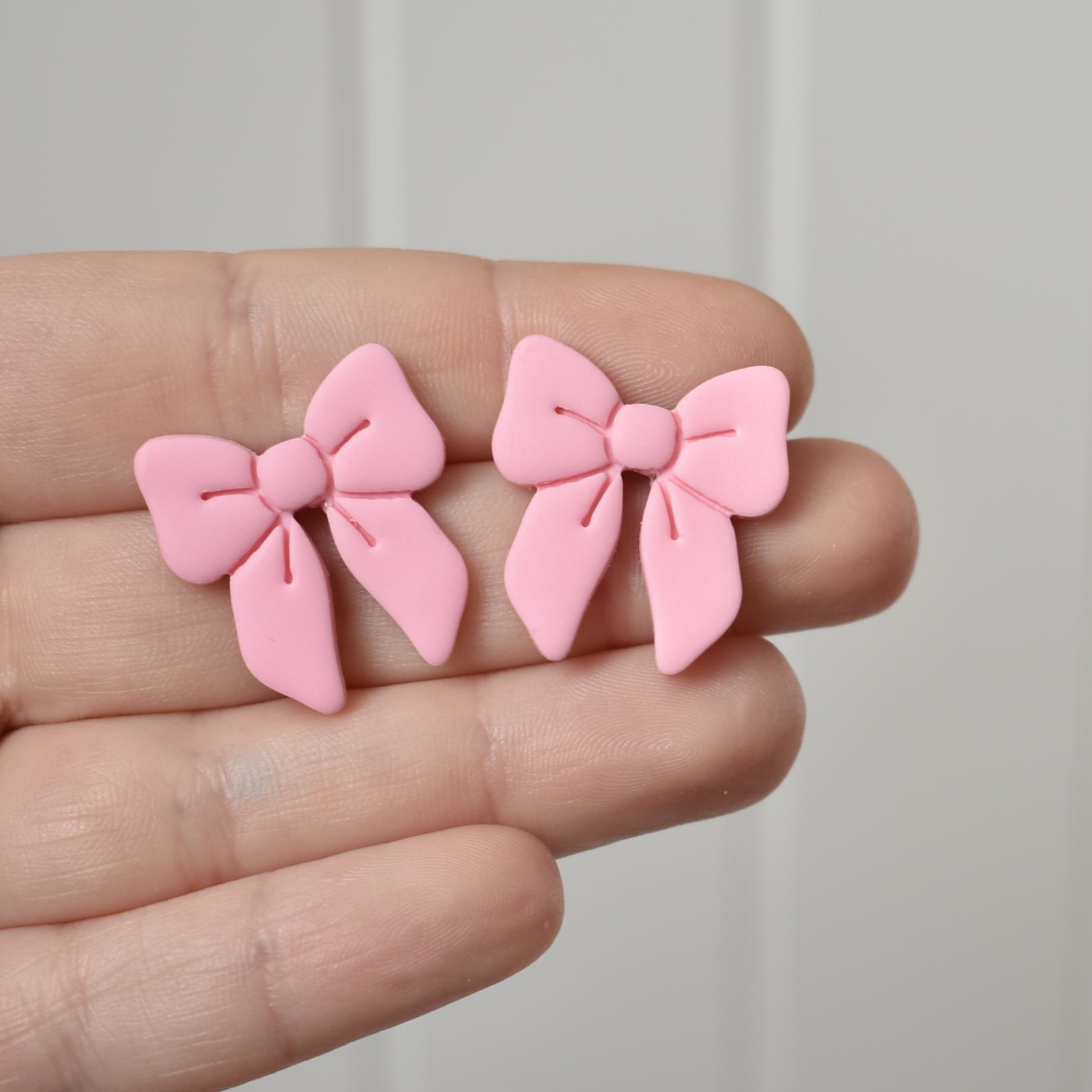 Náušnice fimo mašle - belusi