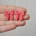 Náušnice fimo mašle - belusi