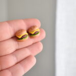 Náušnice dobroty hamburger - Belusi