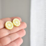Náušnice dobroty citron - Belusi